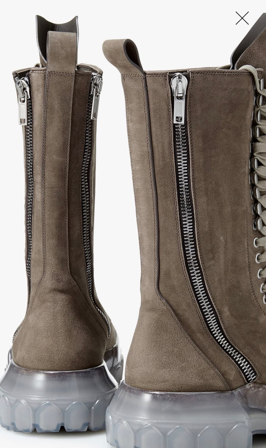 릭오웬스 아미 트랙터 지퍼 부츠 43 상품이미지7