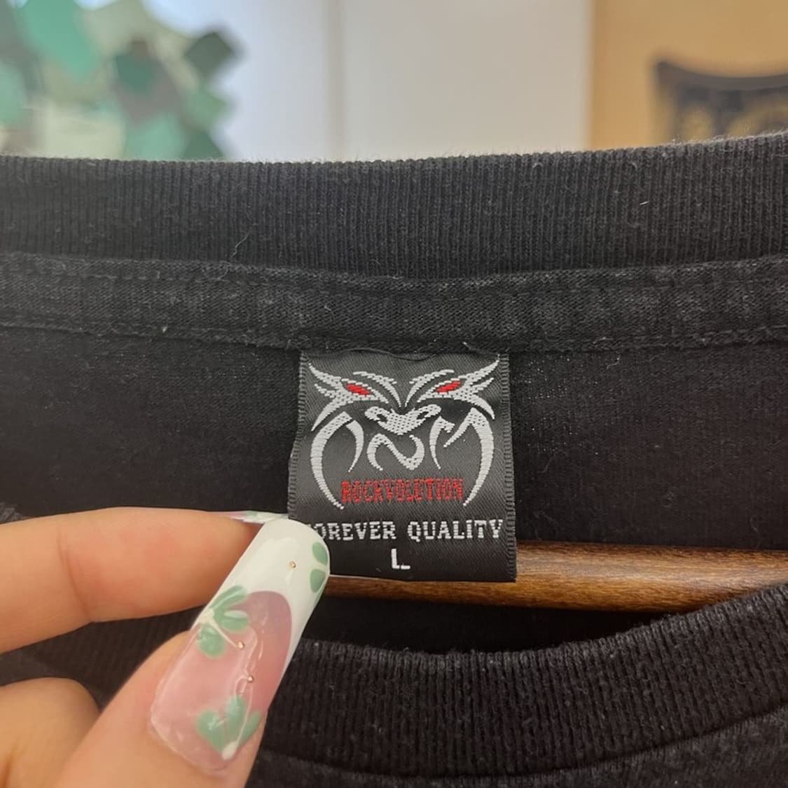 락볼루션 메탈리카 밴드 스트릿 펑크 반팔티 L C11109 상품이미지5