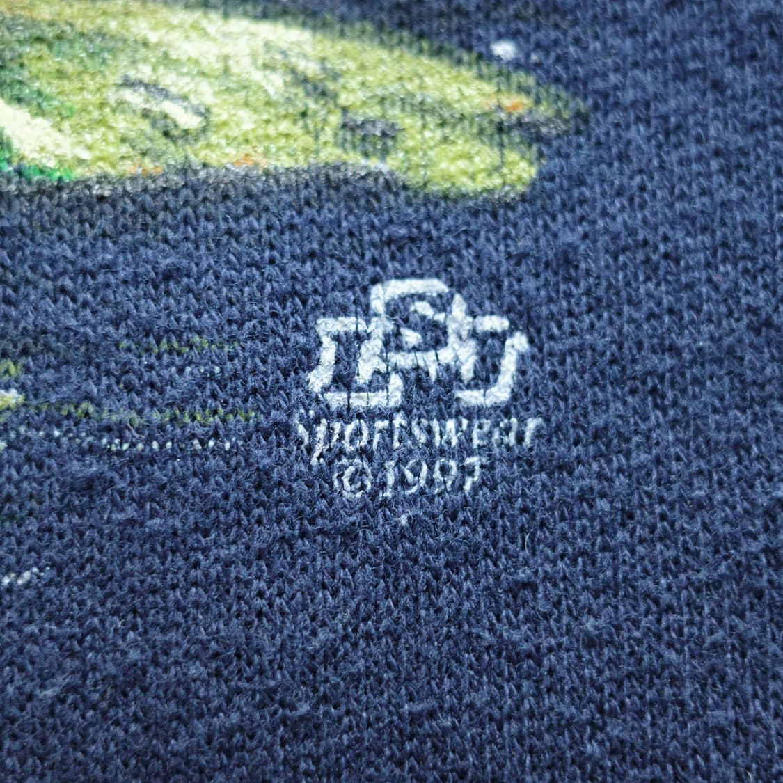 90s 빈티지 툴텍스 배스 피싱 그래픽 스웨트셔츠 L 상품이미지3