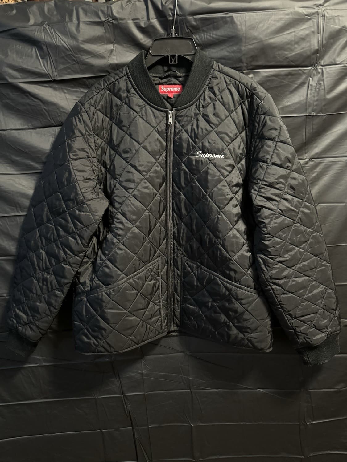 슈프림 에밀리아노 사파타 퀼팅 자켓 블랙 상품이미지2