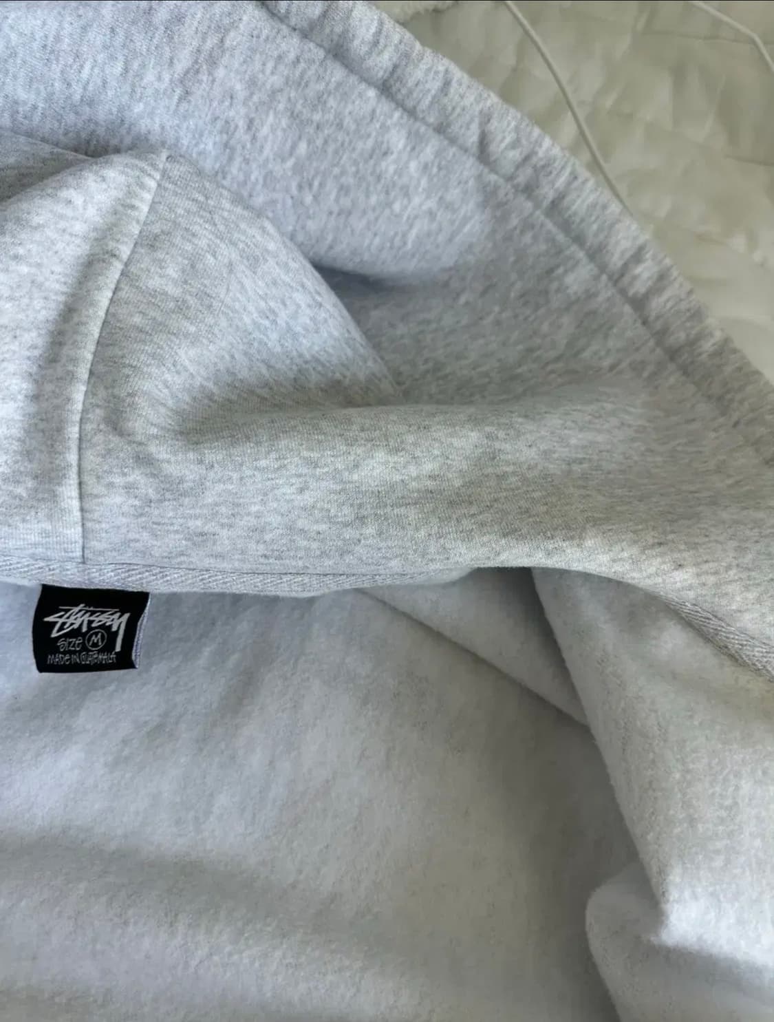 스투시 베이직 후드집업 애쉬헤더 m 사이즈 상품이미지2