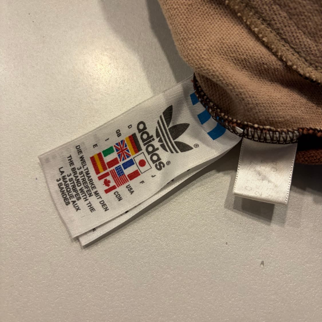 [95] 07s 아디다스 대장급 체크 패턴 브라운 트랙 져지 D508 상품이미지9