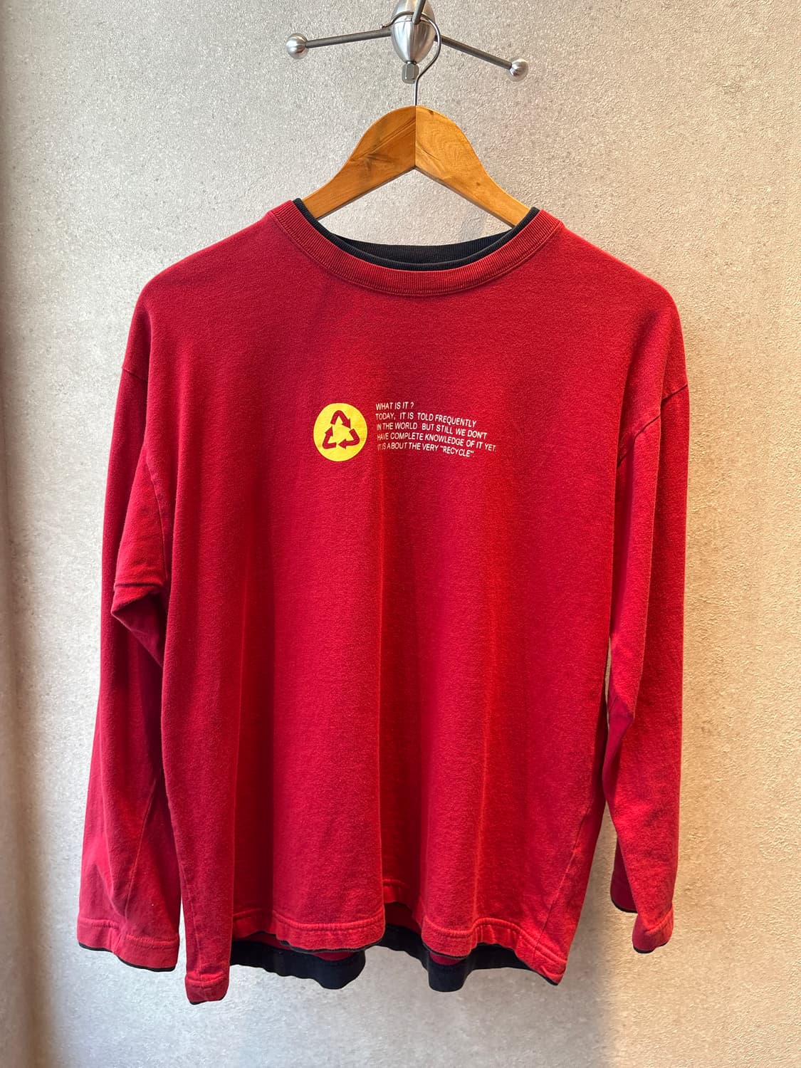 Long-sleeve red 상품이미지1