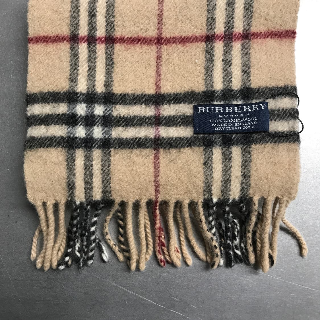 버버리 정품 램스울 머플러 베이지 상품이미지2