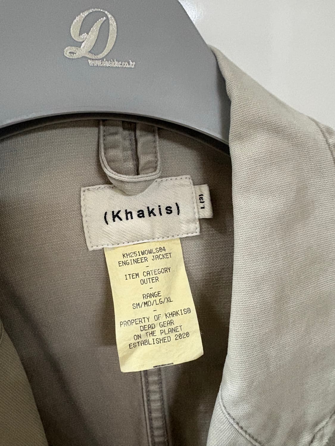 카키스 엔지니어 자켓 라지 상품이미지4