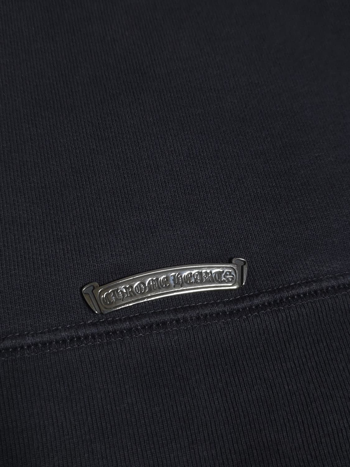 [L] 크롬하츠 레더패치 페이퍼잼 맨투맨 네이비 상품이미지4