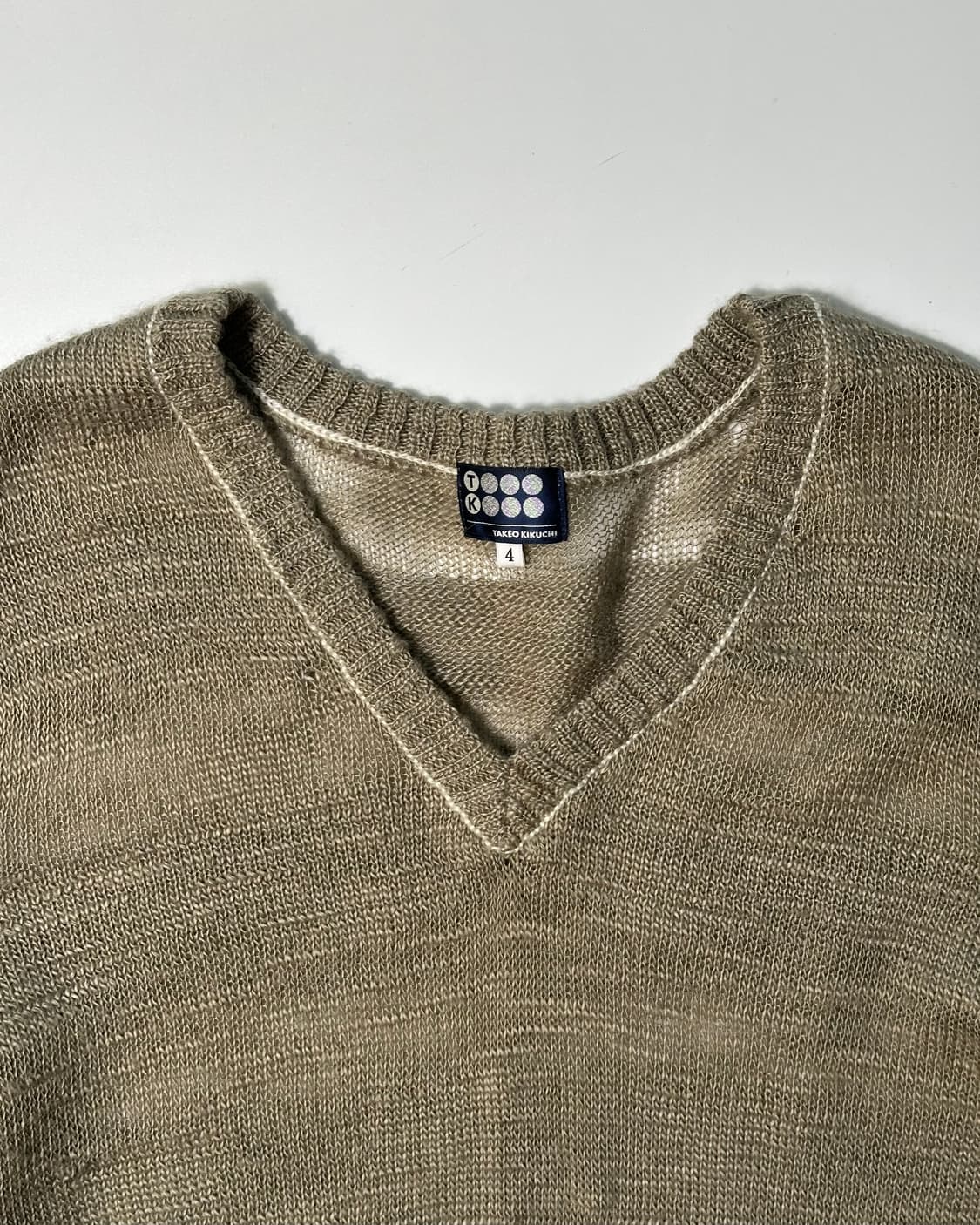 Takeo Kikuchi 스티치 디테일 니트 상품이미지8