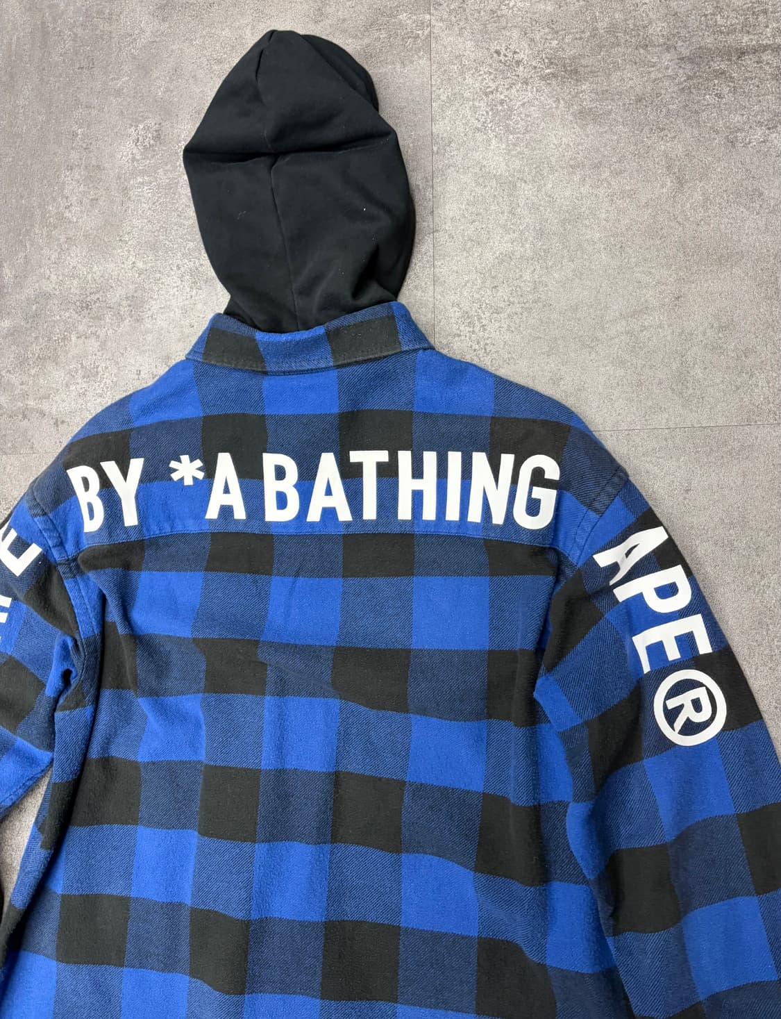 Aape by a bathing ape hood check shirt 상품이미지6