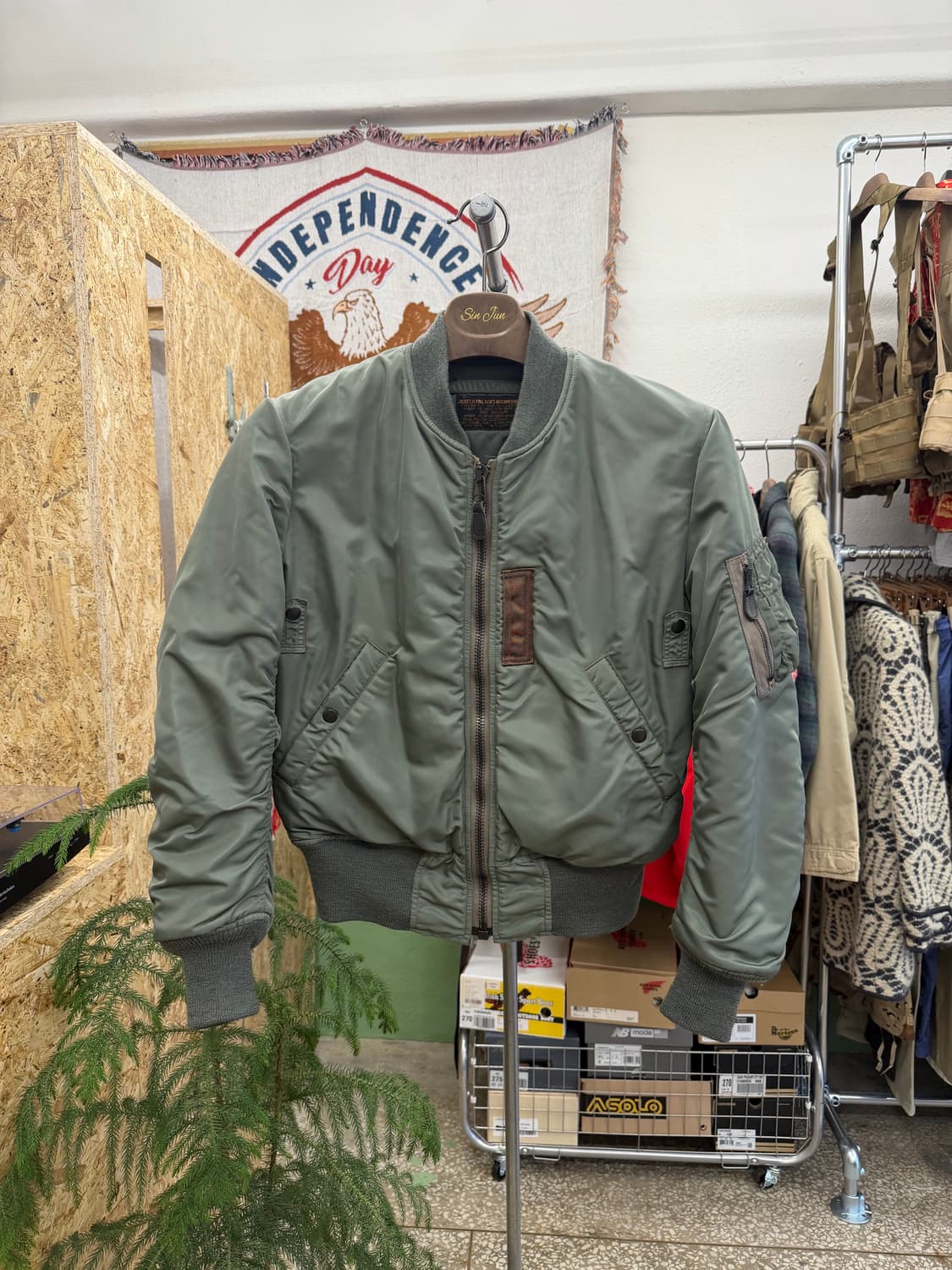 리얼맥코이 MA-1 플라이트자켓 플레인 상품이미지1