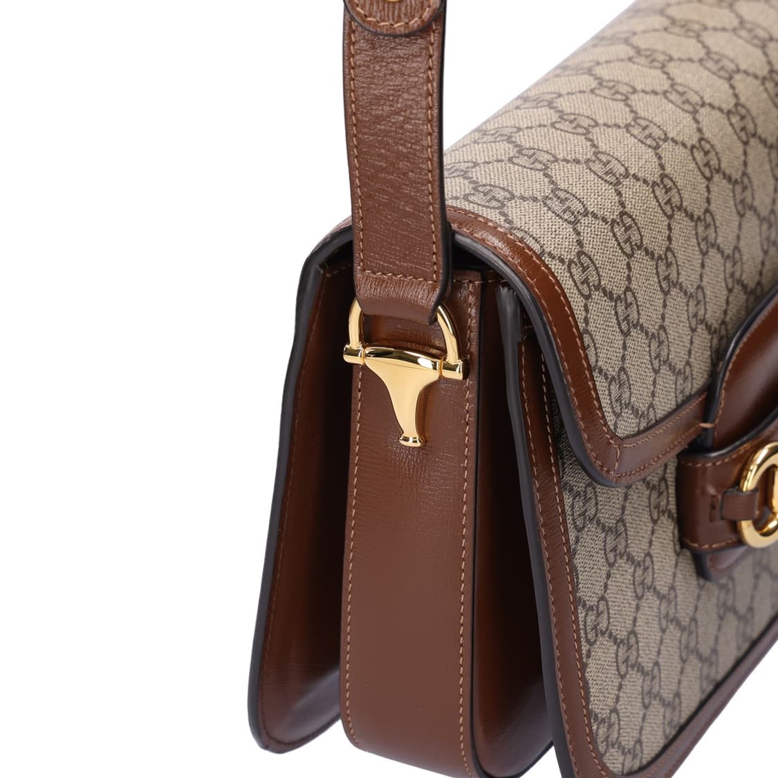 구찌 602204 홀스빗 1955 미디움 숄더백 레더 브라운 상품이미지3