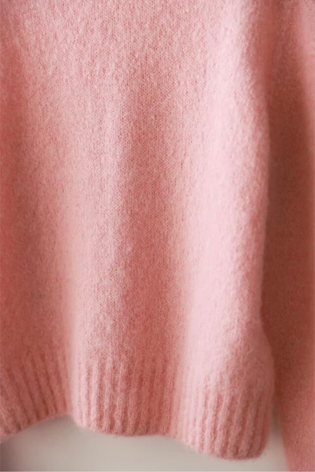 낫띵리튼 Alpaca pullover sweater (Baby pink) 상품이미지2