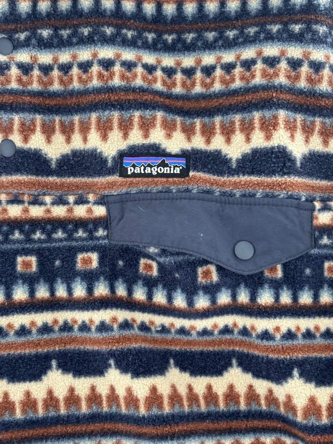 14FW 파타고니아 신칠라 스냅-티 플리스 아즈텍 패턴 상품이미지3
