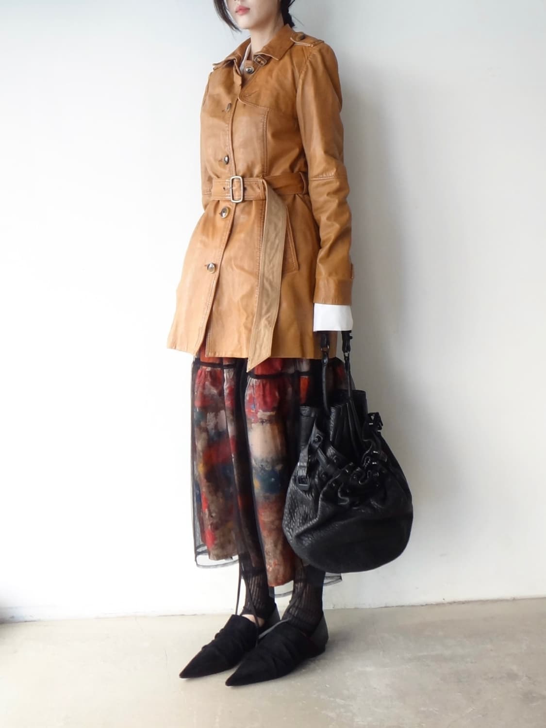 TOMMY HILFIGER buckle leather jacket 상품이미지2