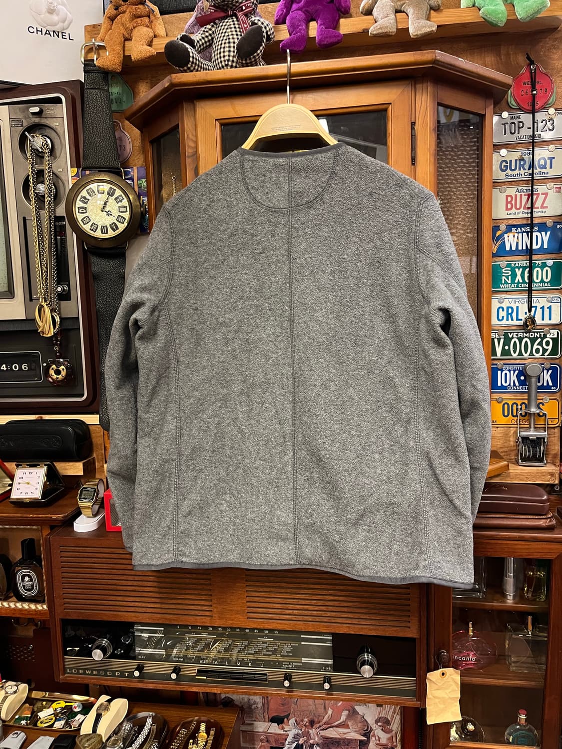 단톤 플리스 가디건 자켓 상품이미지5