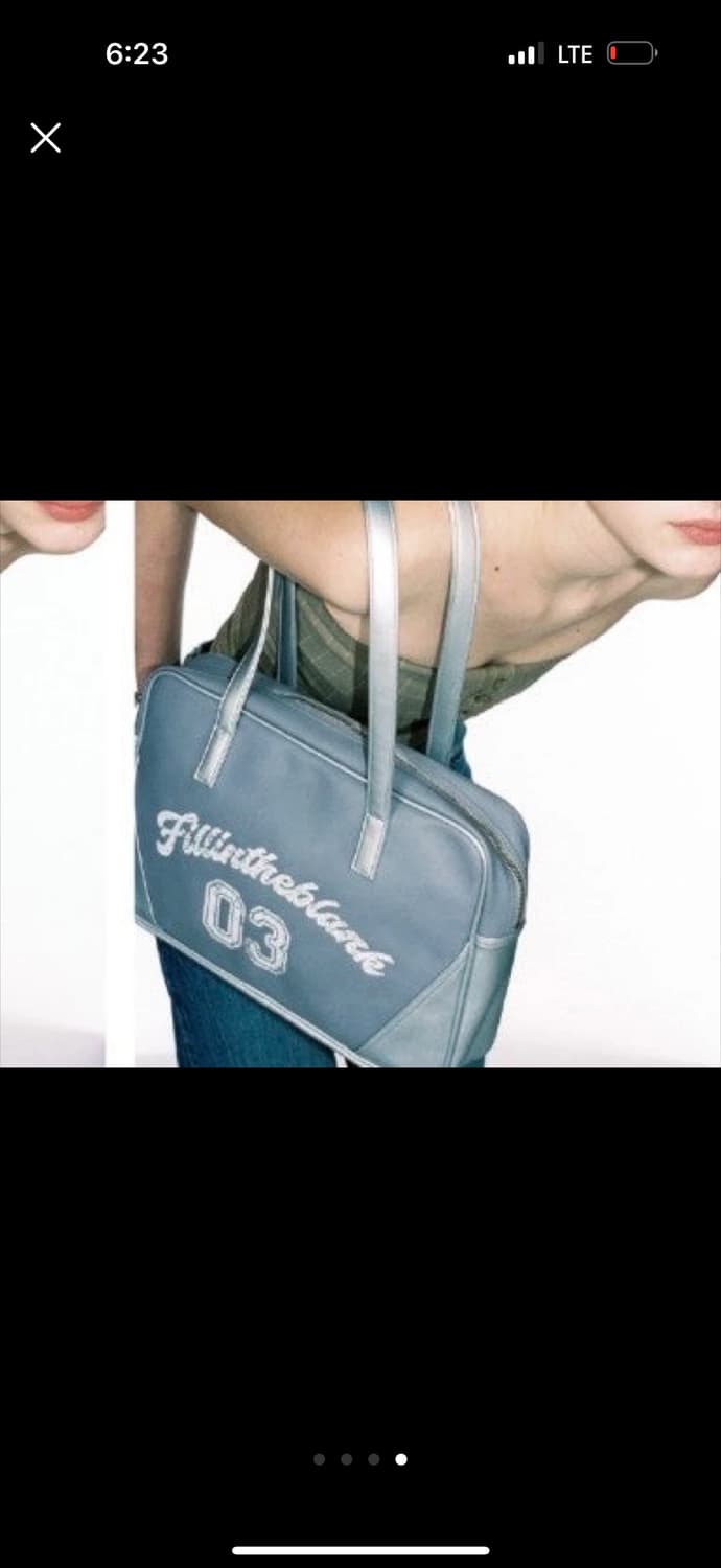 (필인더블랭크 무신사) 13인치 노트북 들어가는 y2k 핀터 가방 /5회 상품이미지1