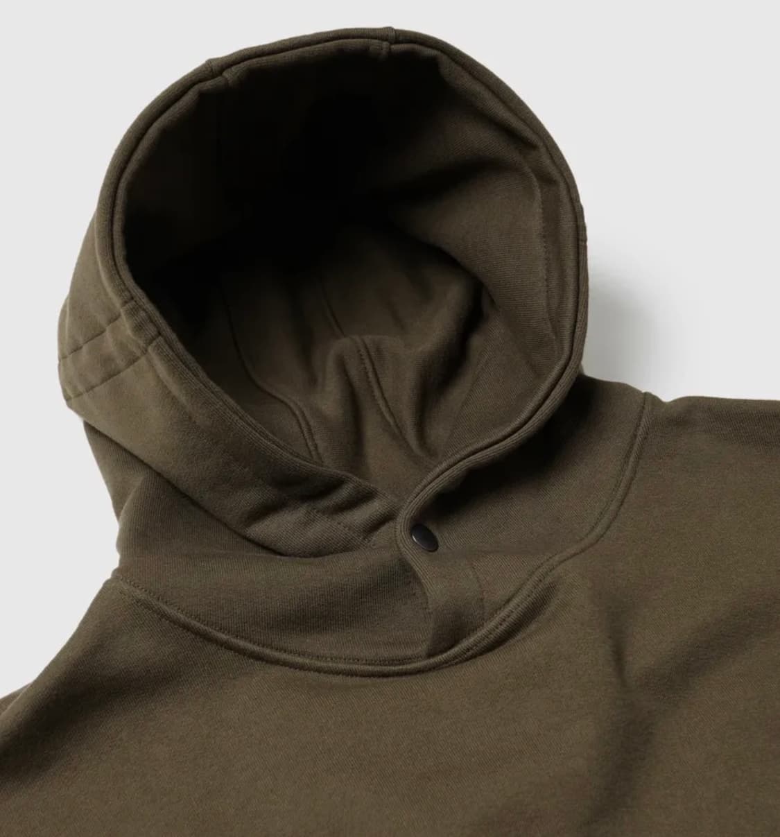 [L] 프리즘웍스 밴딩 스냅 후디 브라운 상품이미지4