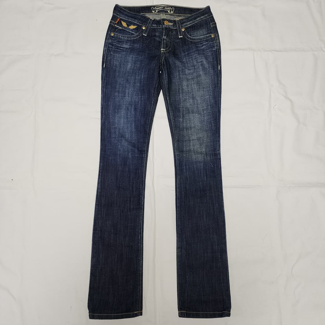 Robin's Jean Y2k USA 자수 이태리 원단 데님팬츠 상품이미지3