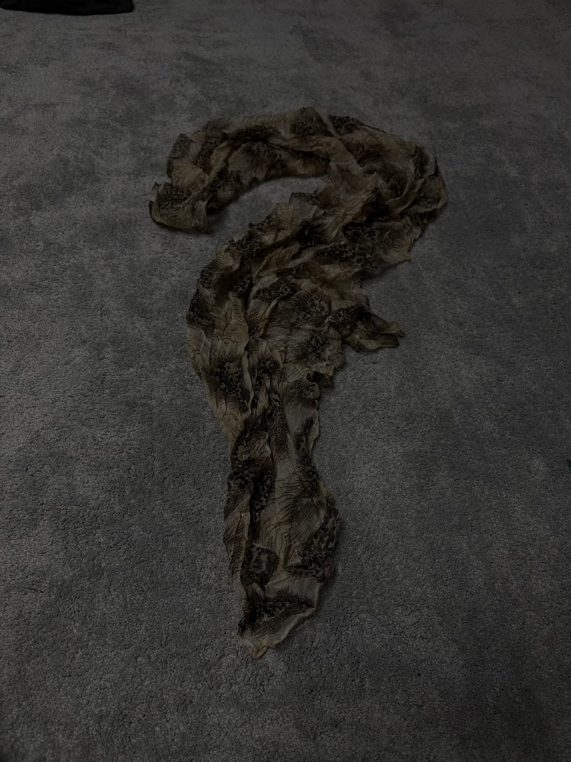 Vintage v-kei gothic punk scarf 상품이미지1