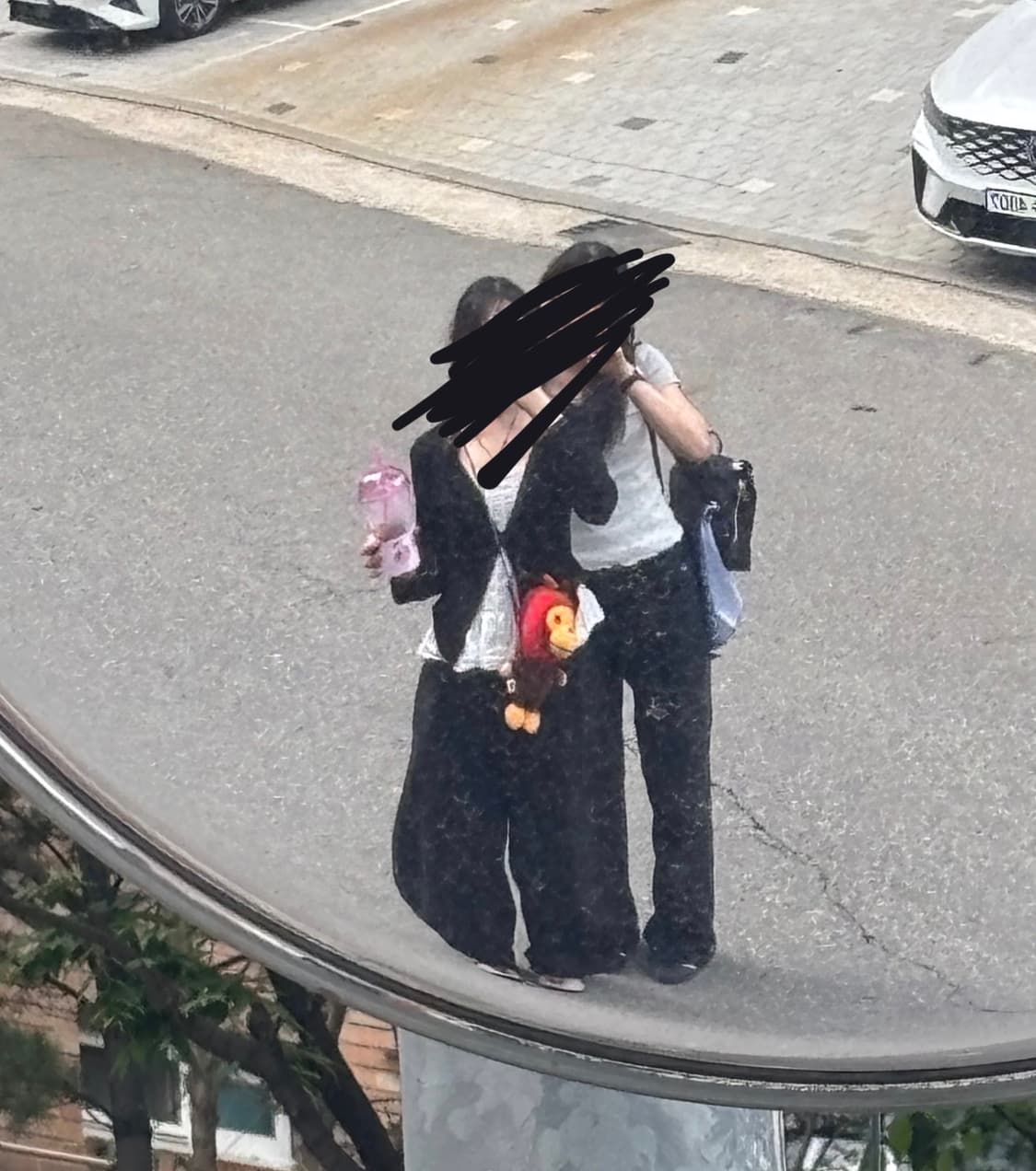 베이프 베이비 마일로 플러시 모바일 백 레드 상품이미지2