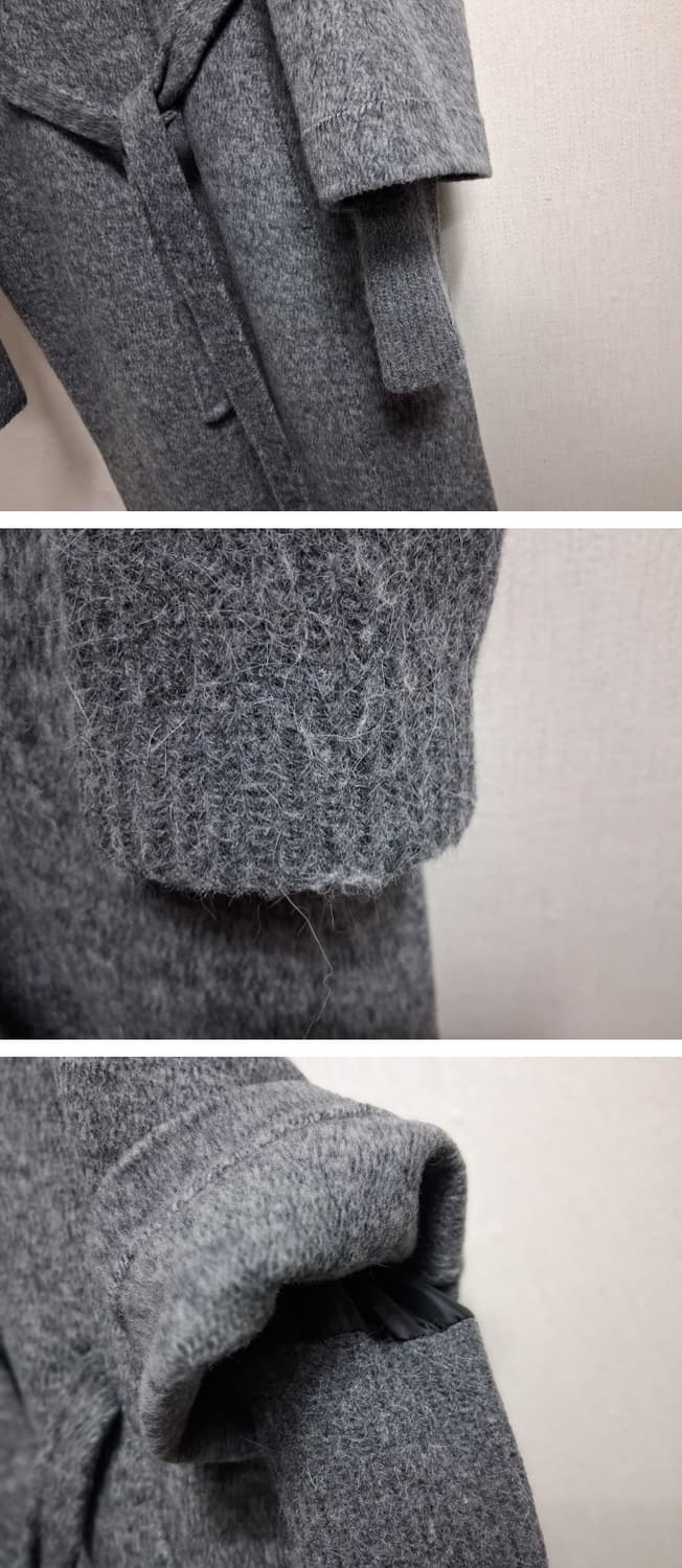 100%두터운 양모 롱코트 케이프분위기 새상품 6677 상품이미지5