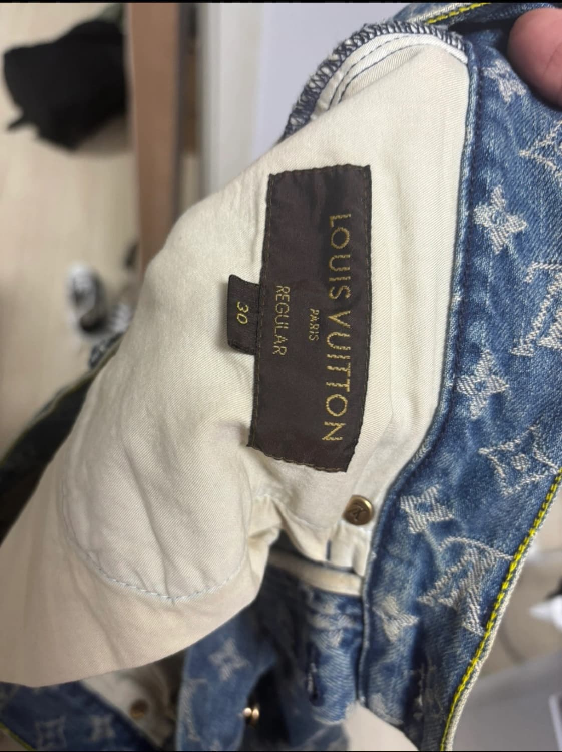 슈프림 루이비통 데님 팬츠 진 청바지 30사이즈 상품이미지2