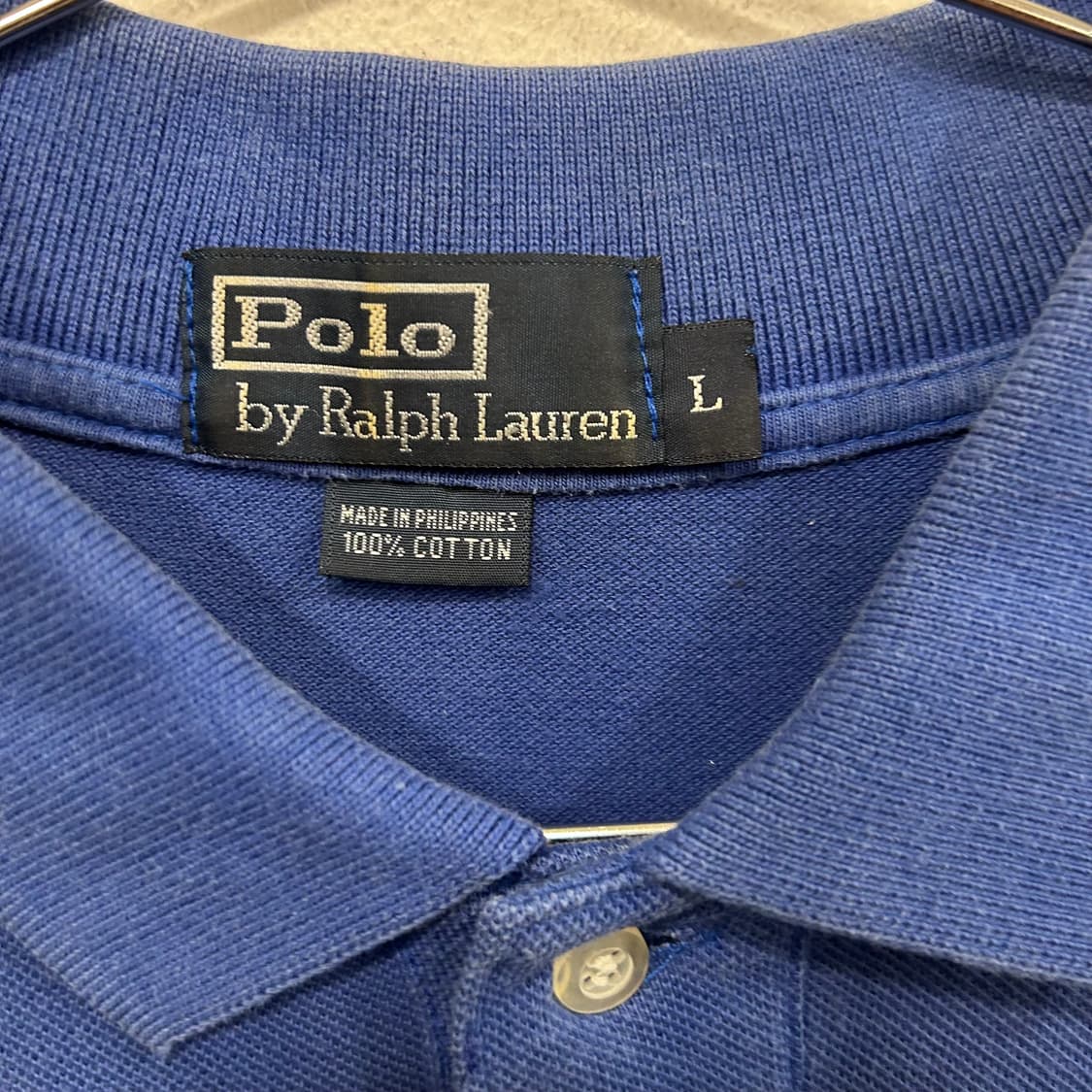 폴로 랄프로렌 스몰포니 와플코튼 긴팔 카라티 상품이미지3