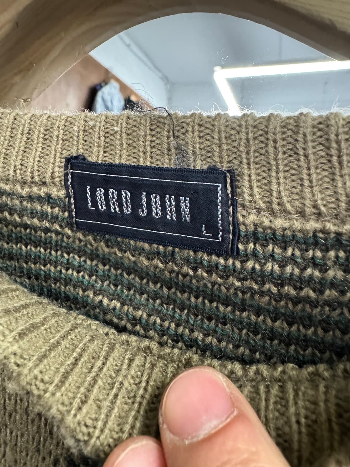 japanese vintage 패턴 니트 상품이미지3