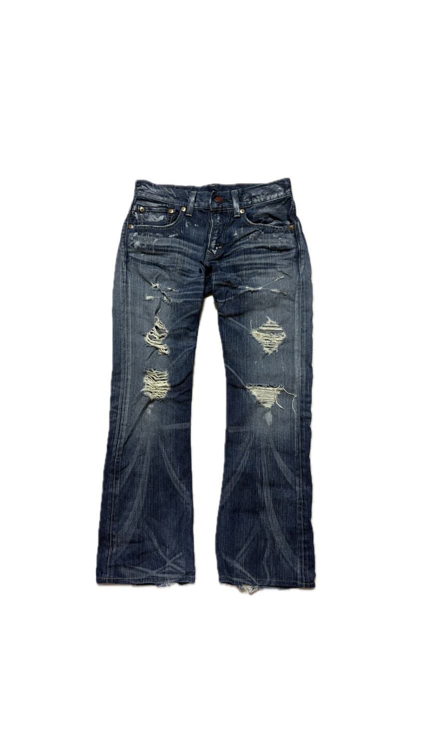 일본 빈티지 데님 로우라이즈 청바지 상품이미지1