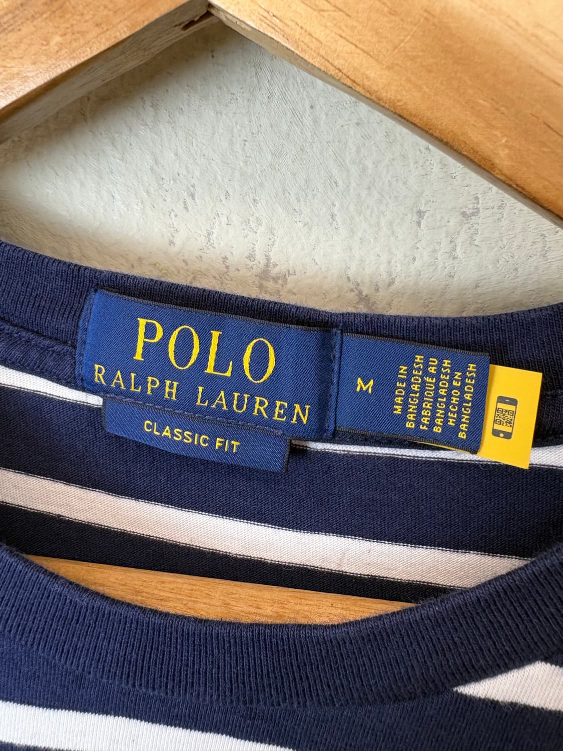 폴로랄프로렌 큐알 정품 스트라이프 반팔티 상품이미지7