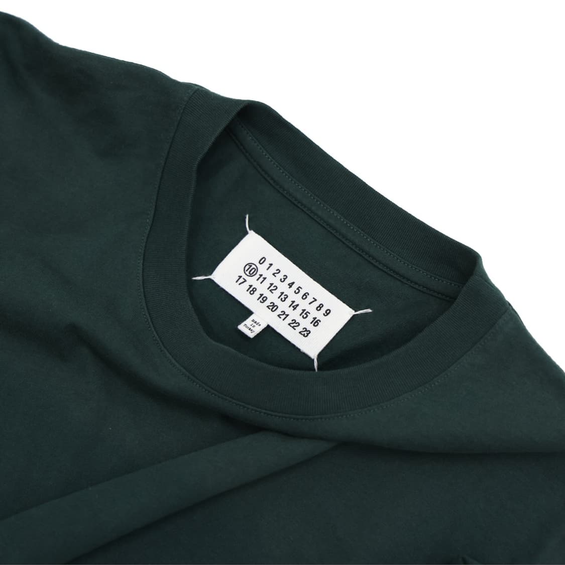 메종 마르지엘라 티셔츠 코튼 그린 상품이미지2