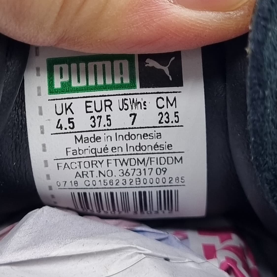 푸마 스웨이드 보우 여성스니커즈235 상품이미지6