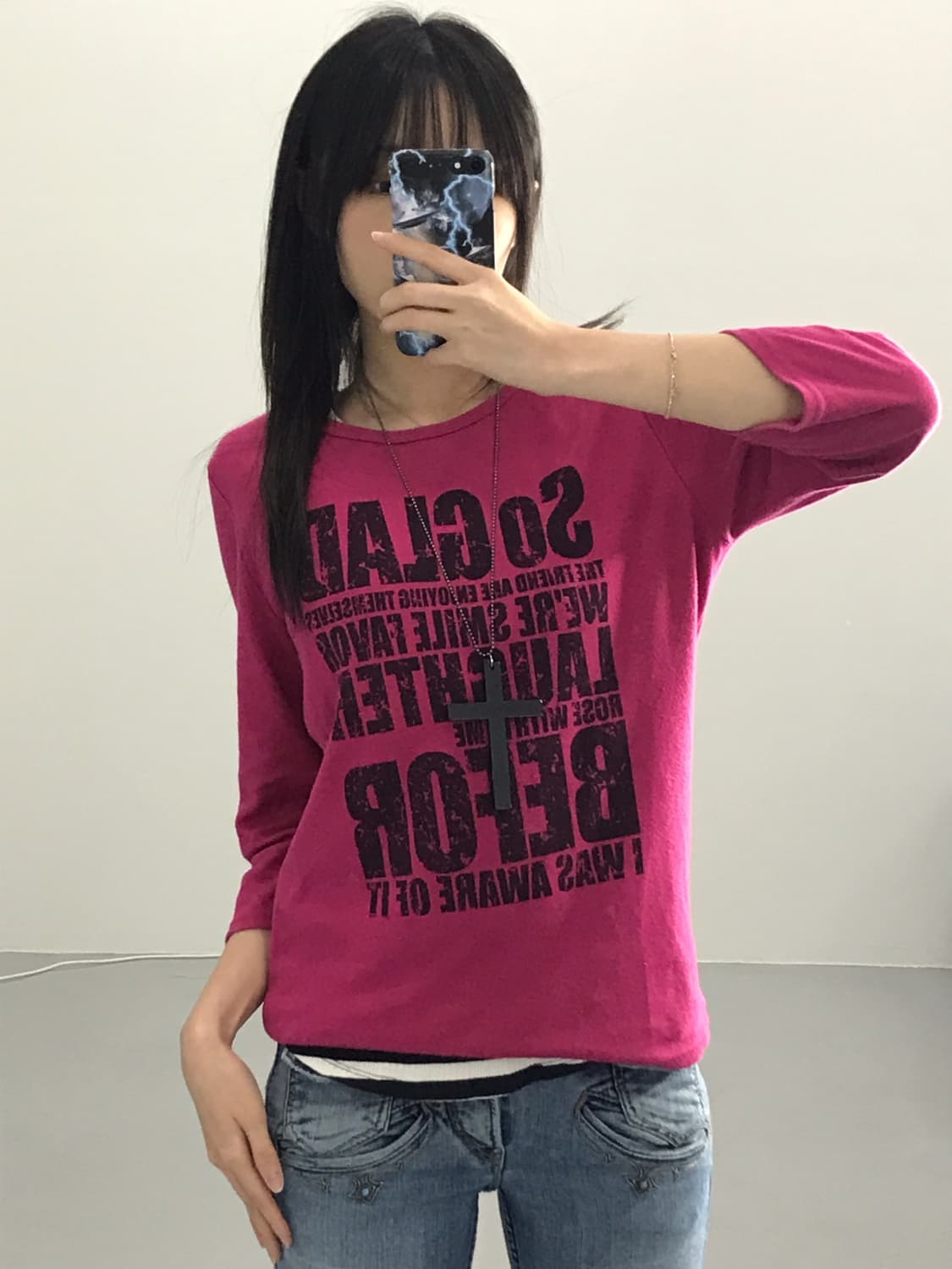 Jpn Y2k Graphic Long Sleeve T-Shirts 상품이미지1