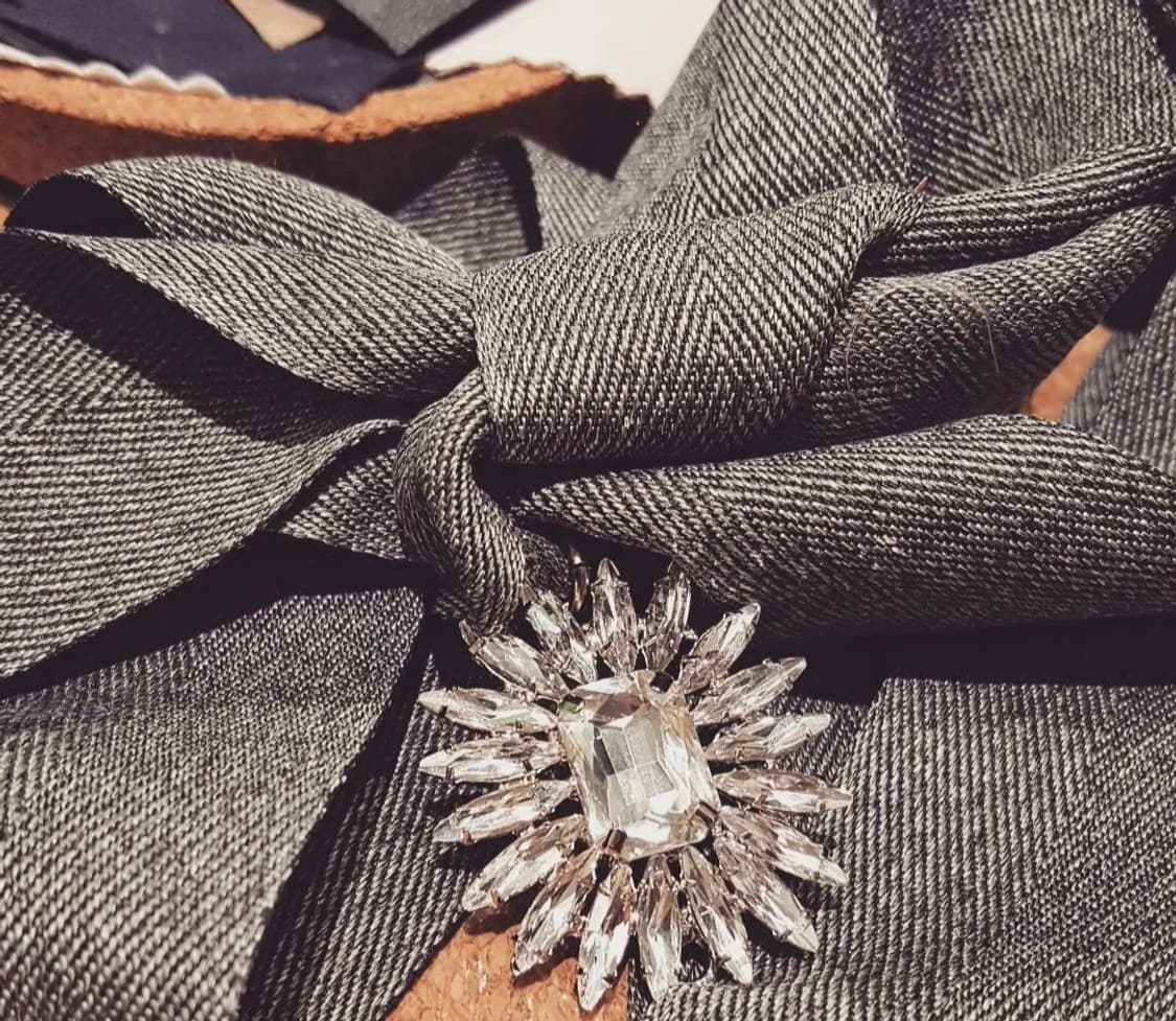 크리스탈 초커 "미착용 상품" 상품이미지1