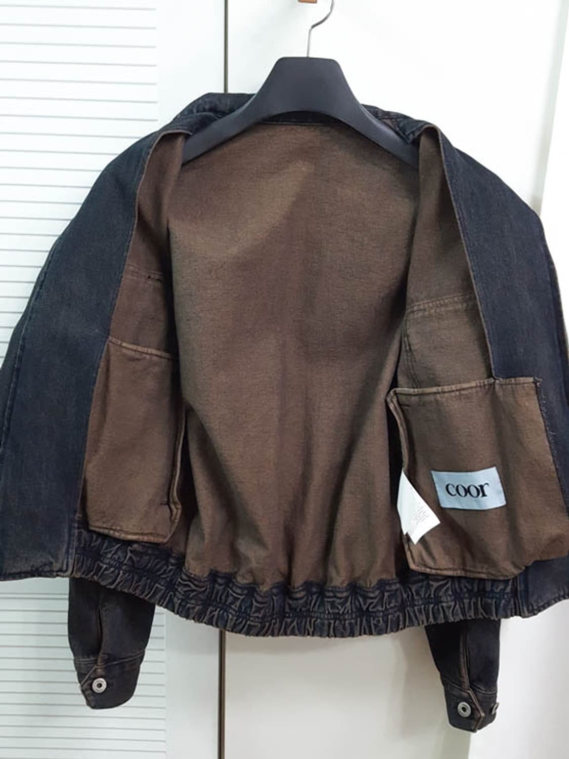 쿠어 틴트 데님 집업 자켓 M 상품이미지6