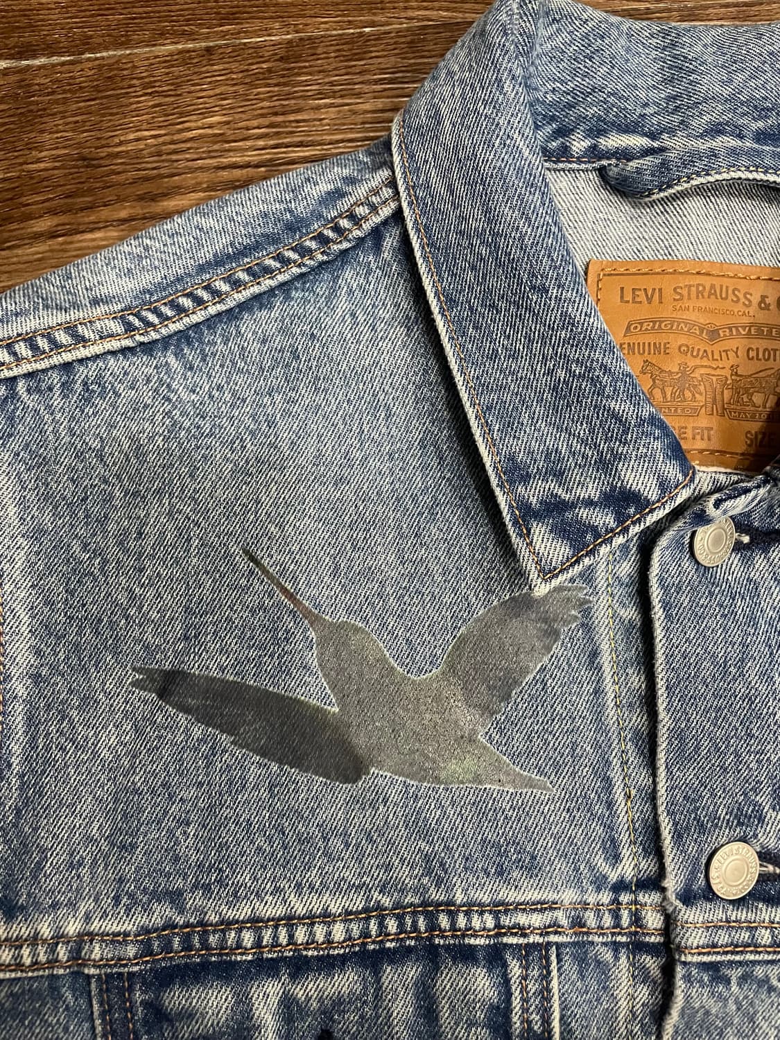 리바이스 버드 프린팅 트러커 데님 자켓 상품이미지6