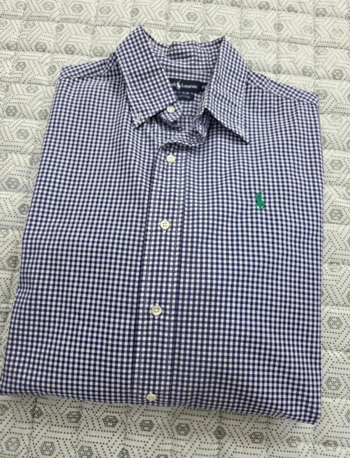 폴로 랄프로렌 체크 셔츠 블루 95 상품이미지4