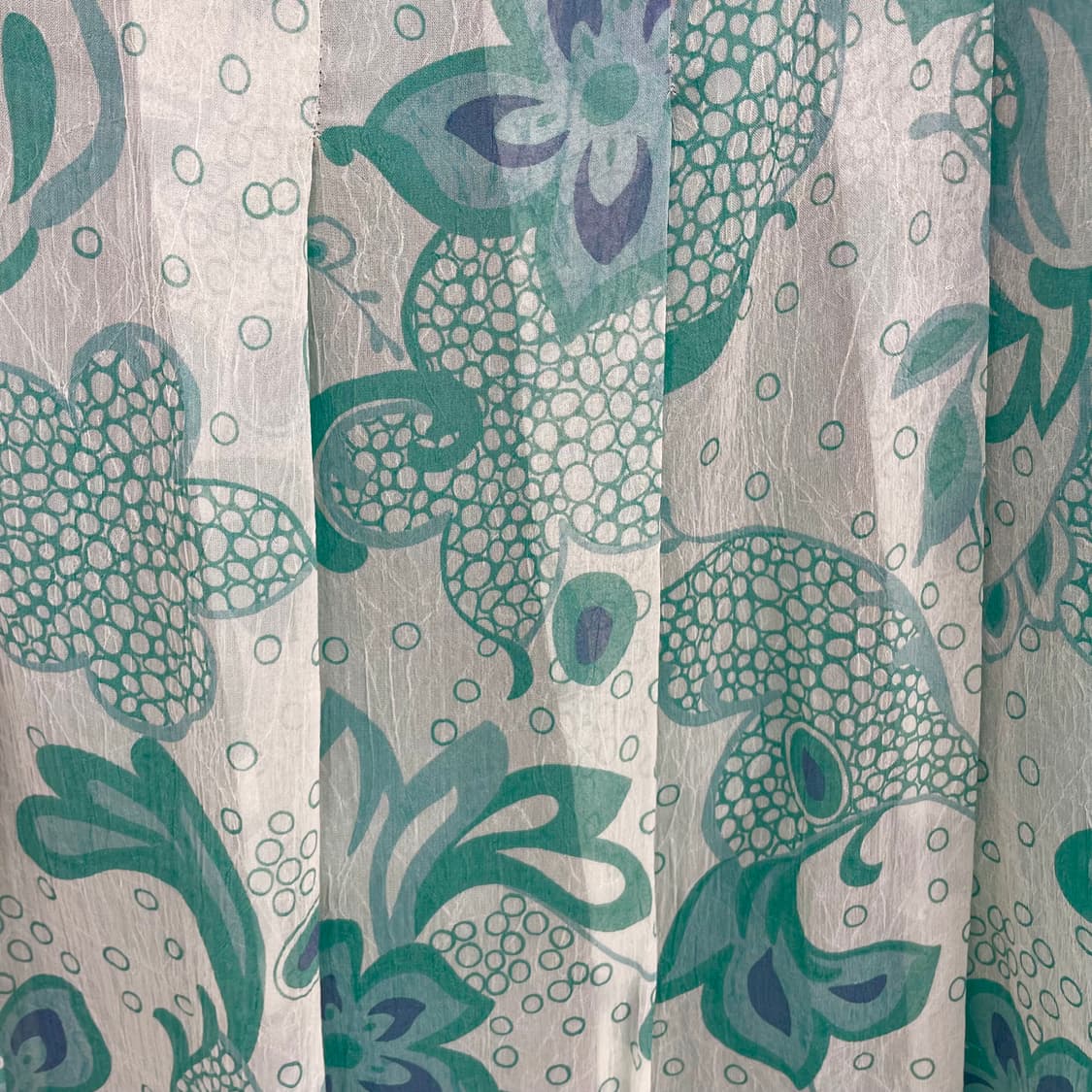 Mint sheer flower skirt 상품이미지5