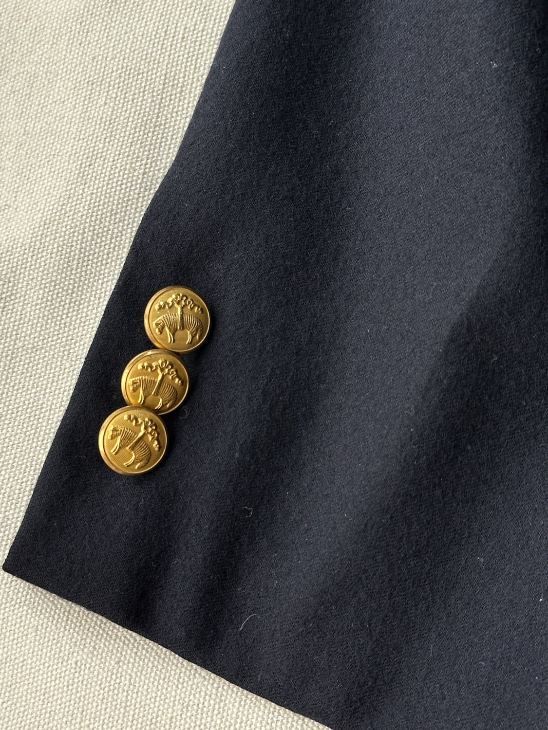 브룩스 브라더스 네이비 금장 블레이저 38S 상품이미지5