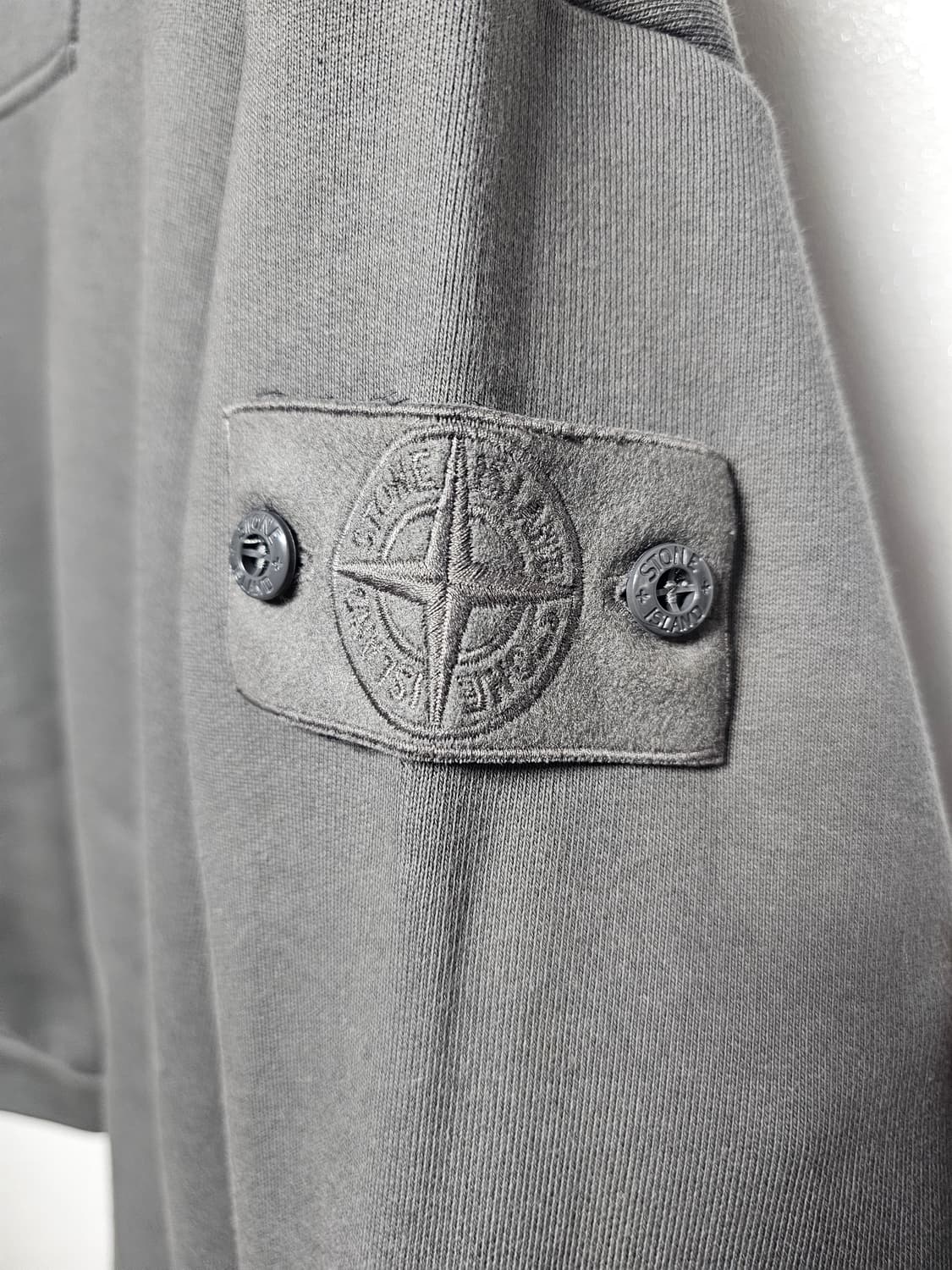 스톤아일랜드 고스트 피스 코튼 플리스 후드 스웨트셔츠 (새 상품) 상품이미지4