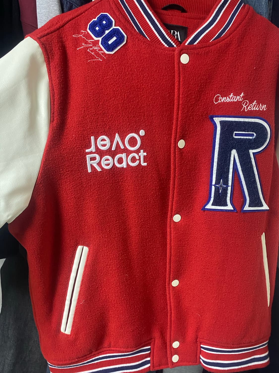 자라 바시티자켓 상품이미지1