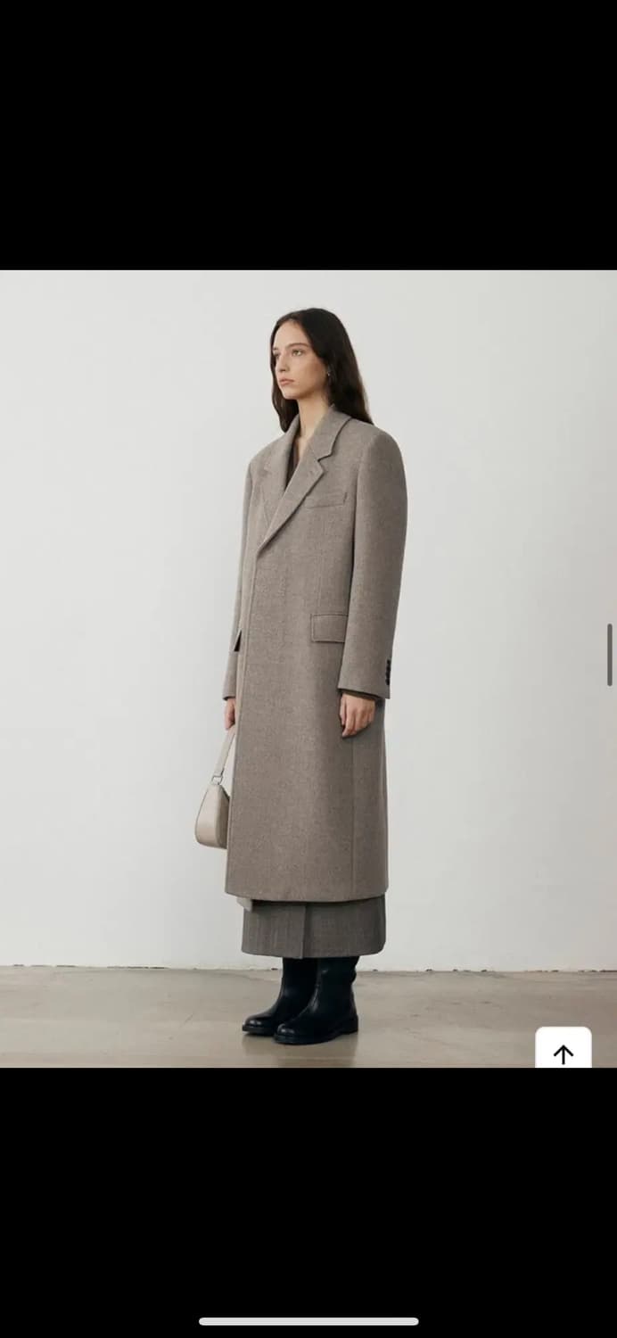 던스트 HIDDEN 2 BUTTON MERINO WOOL COAT 코트 상품이미지2