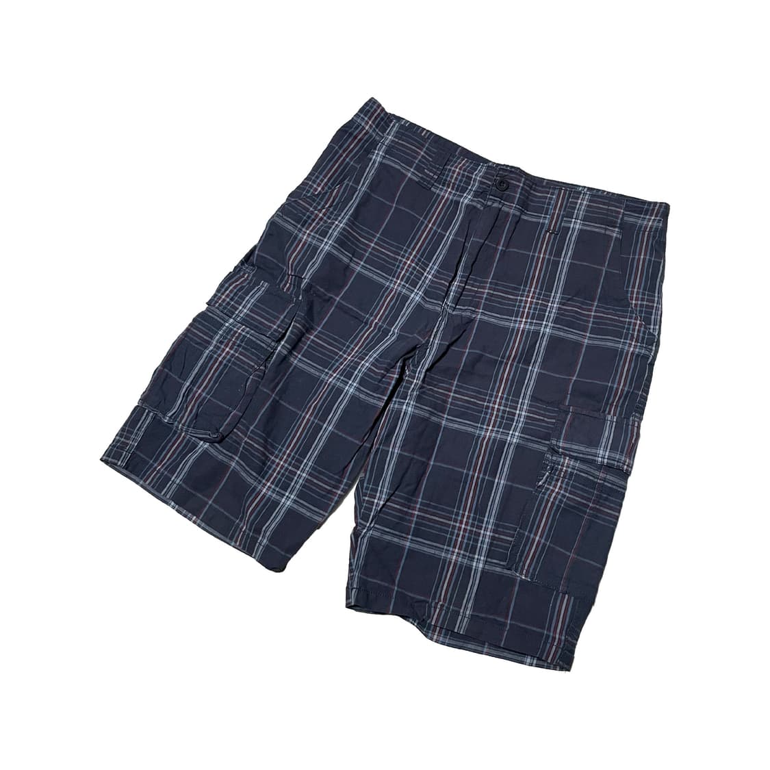 에어워크 체크 카고 하프팬츠 반바지 상품이미지1