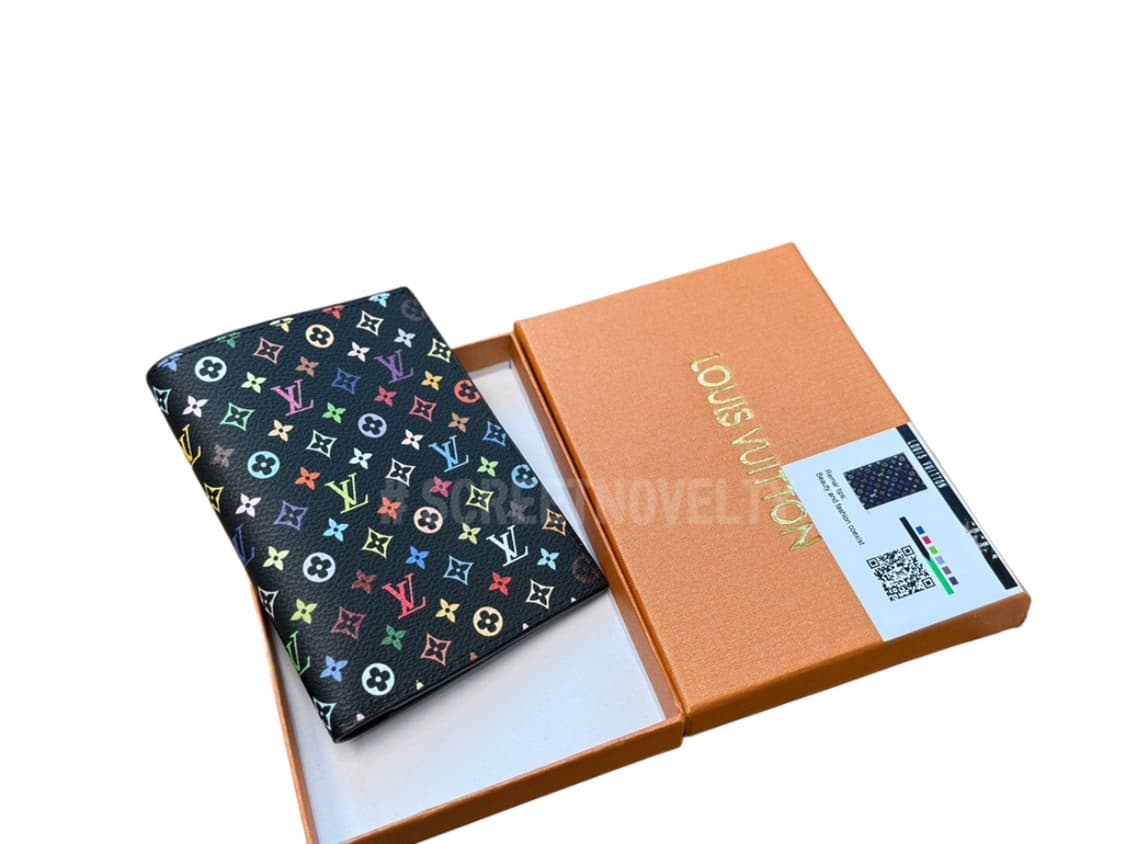  루이비통 블랙 멀티컬러 모노그램  여권지갑 무료배송 상품이미지1