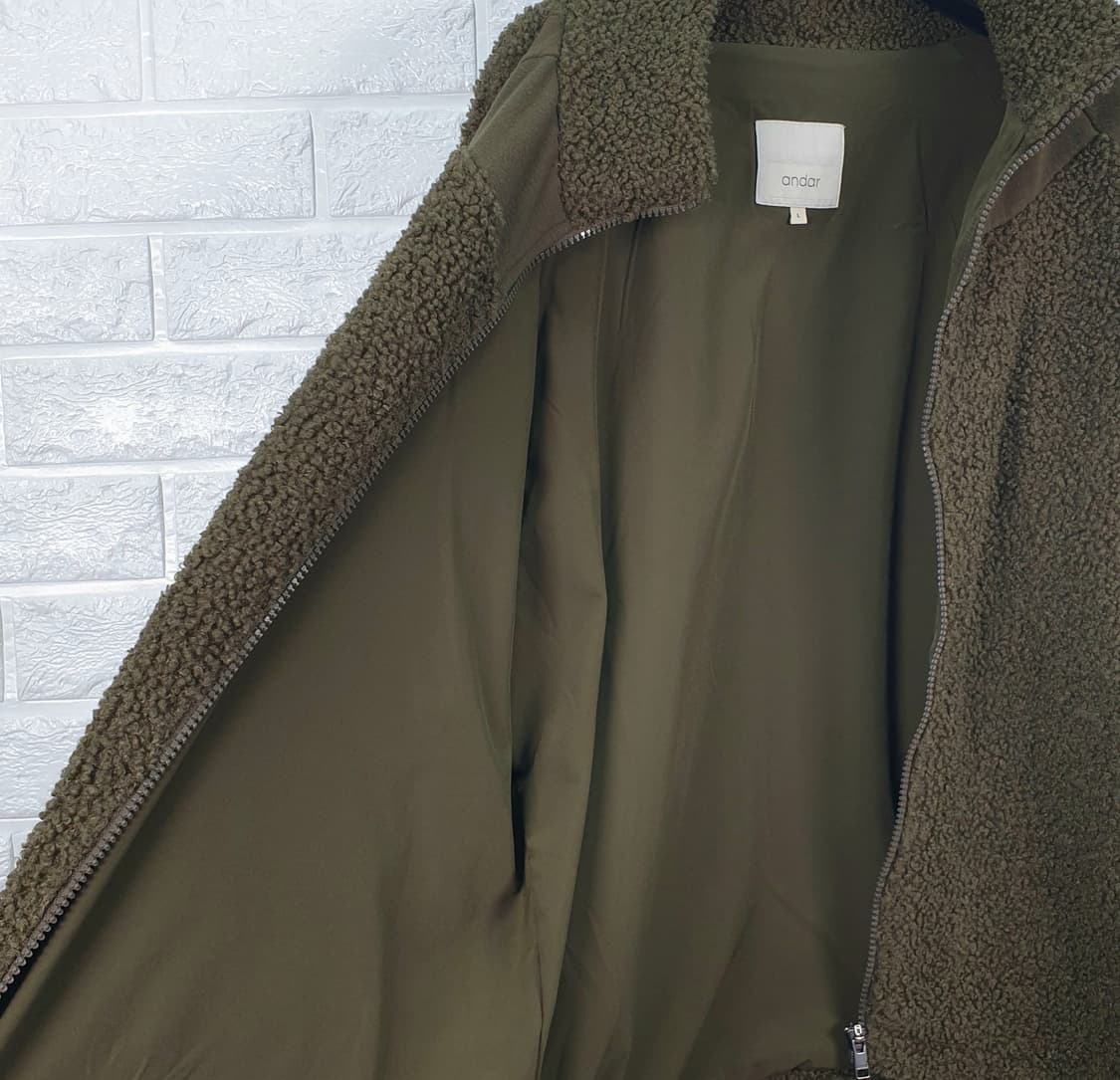 [100]안다르 셰르파 플리스 플러피 자켓 상품이미지7