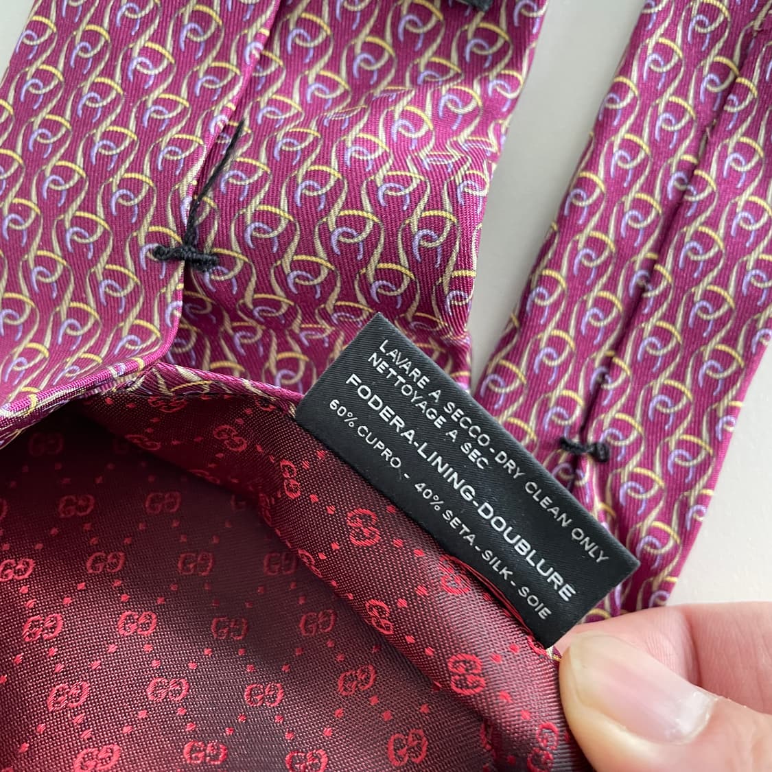 구찌 패턴 넥타이 상품이미지8