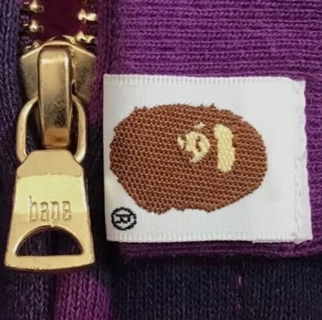 베이프 샤크후드 퍼플 새상품 상품이미지3