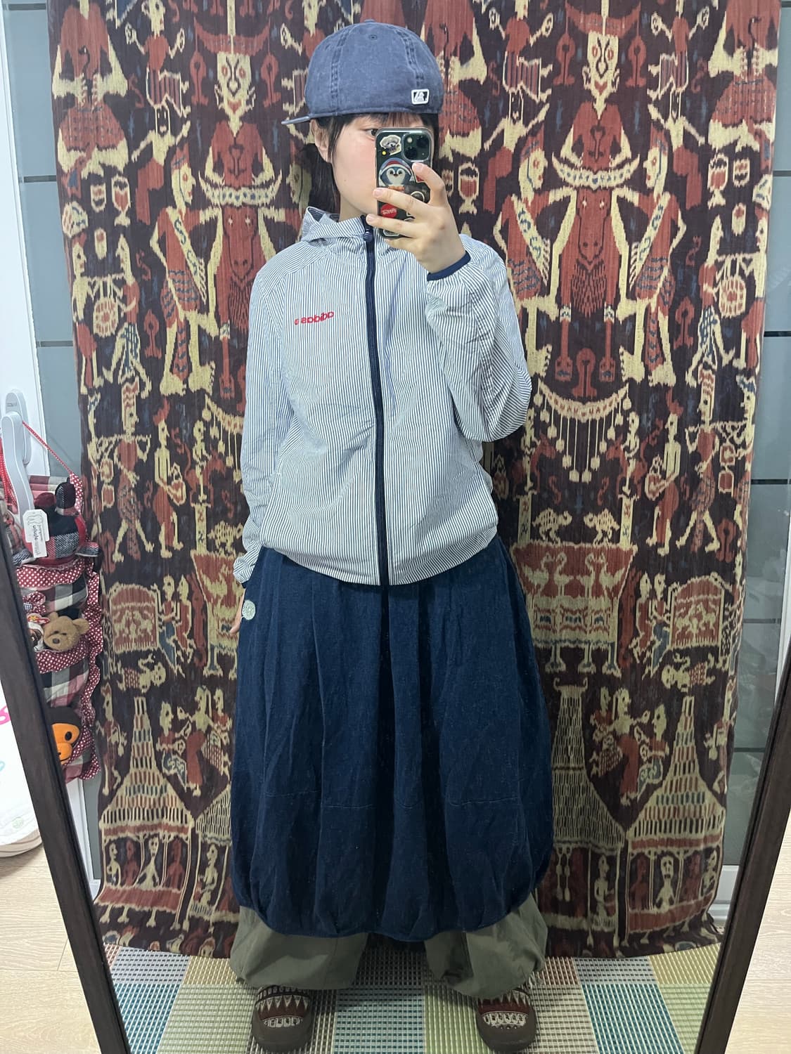 Adidas 스트라이프 후드 자켓 상품이미지5