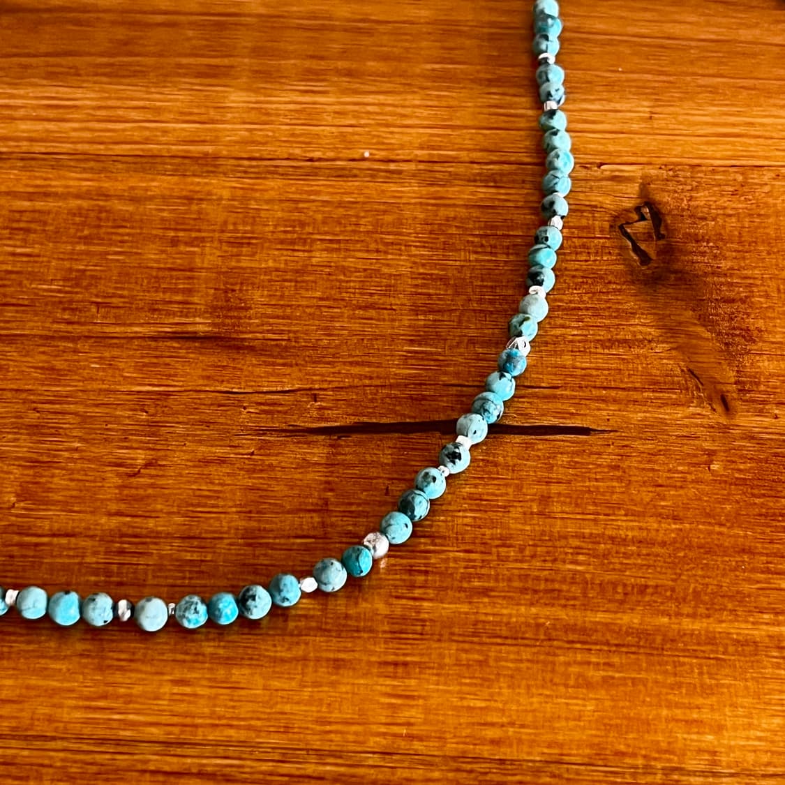 실버 비즈 터키석 네크리스 목걸이 인디언주얼리 네이티브아메리칸 상품이미지2