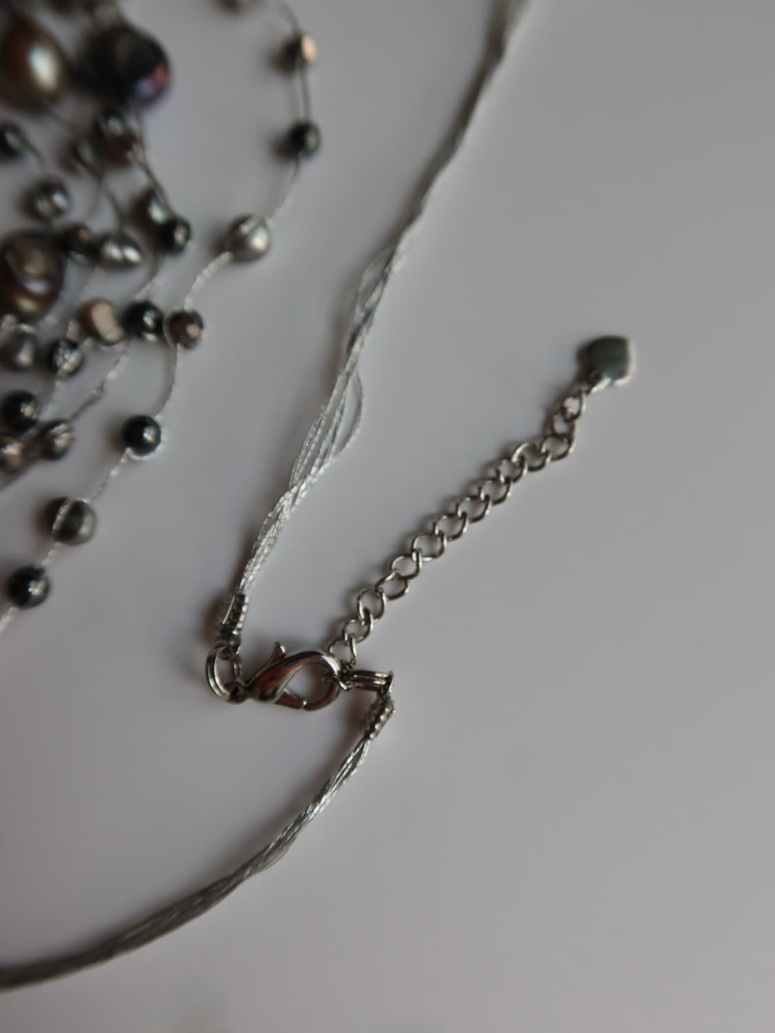 silver beaded chain necklace 상품이미지5