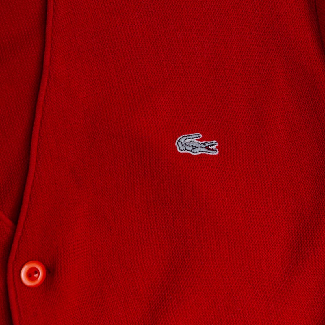 70s Chemise 라코스테 아크릴 가디건 레드 상품이미지2